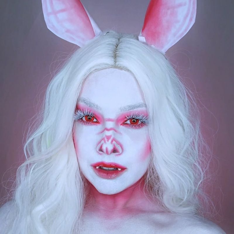 Ruby Red Yearly Contact Lenses